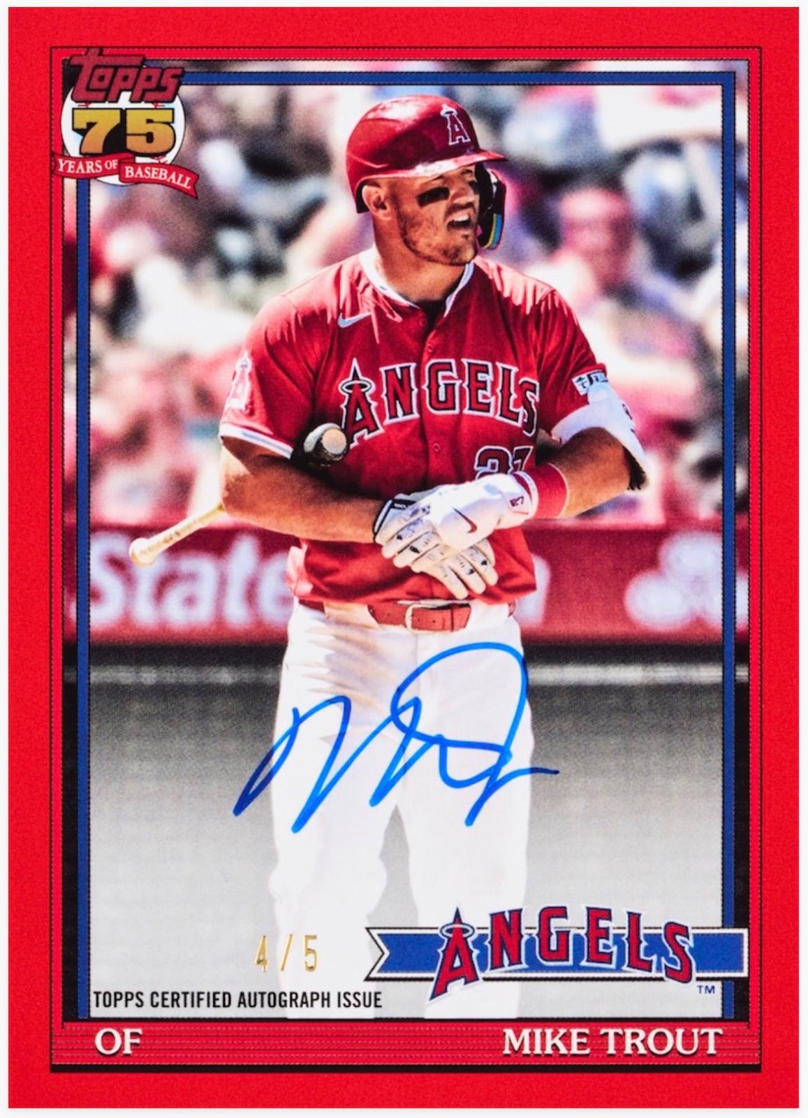 Mike Trout [Red] #91A-MT