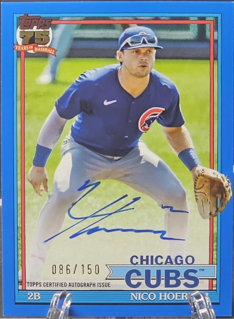 Nico Hoerner [Blue] #91A-NH