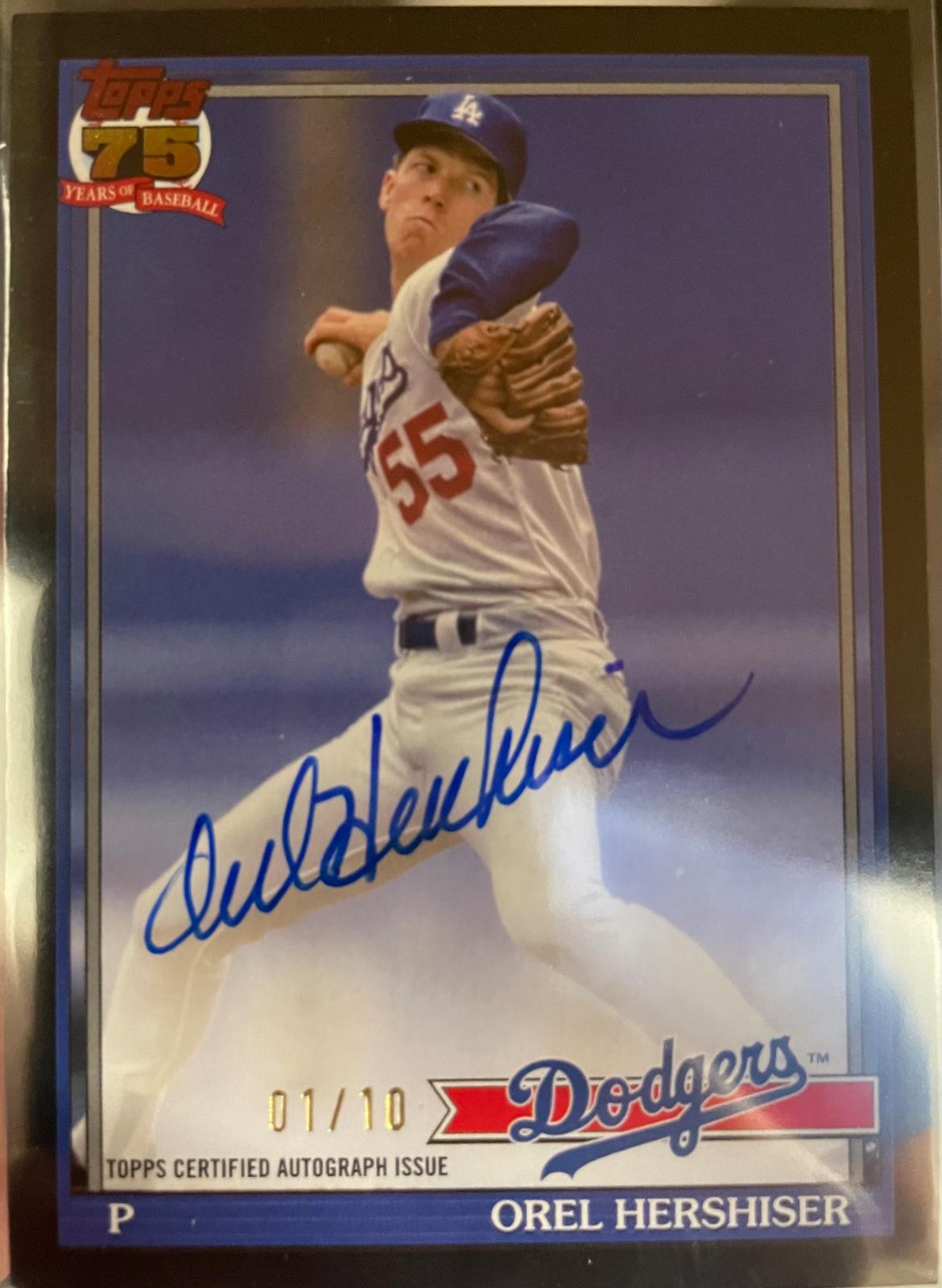 Orel Hershiser [Black] #91A-OH