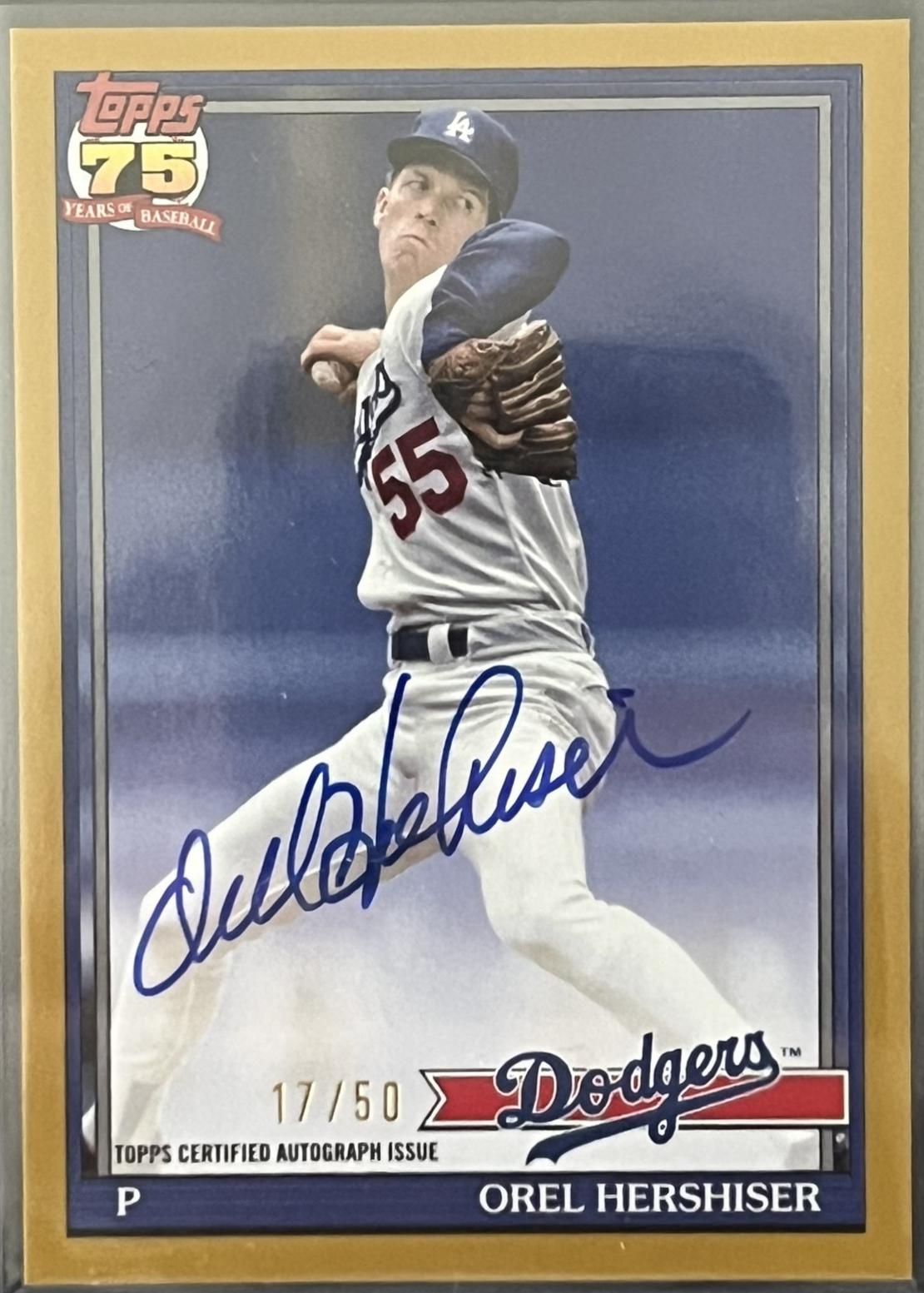Orel Hershiser [Gold] #91A-OH