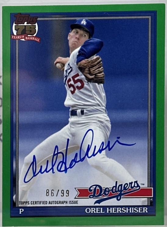 Orel Hershiser [Green] #91A-OH