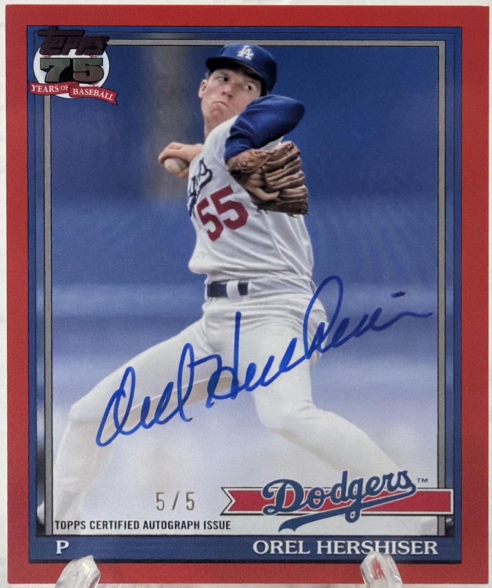 Orel Hershiser [Red] #91A-OH