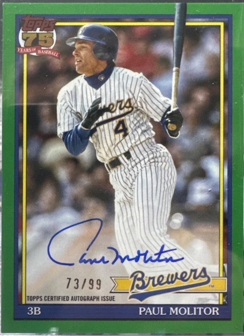 Paul Molitor [Green] #91A-PM