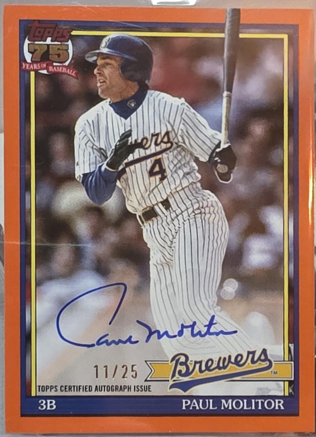 Paul Molitor [Orange] #91A-PM