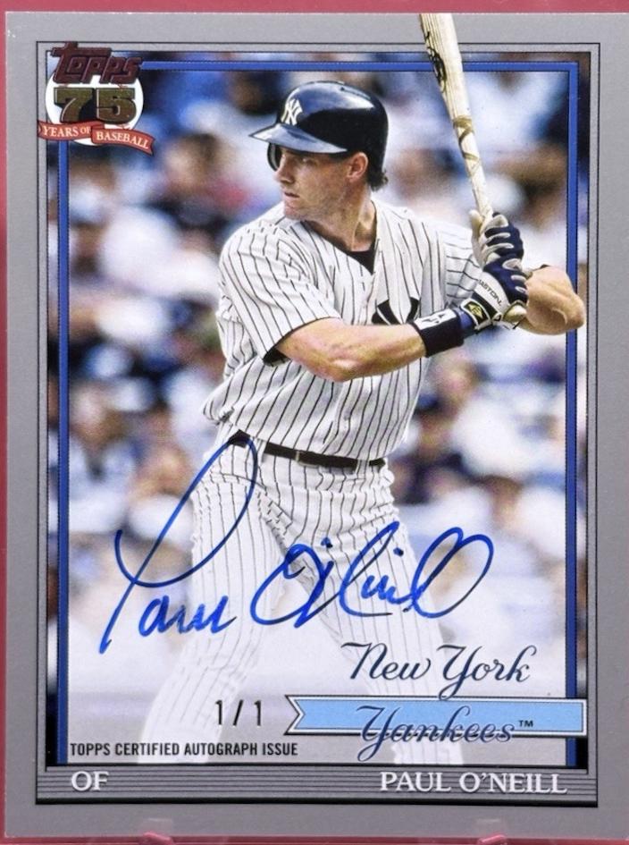 Paul O'neill [Foilfractor] #91A-PO