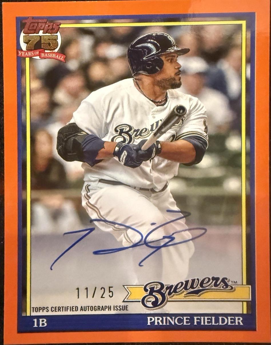 Prince Fielder [Orange] #91A-PF