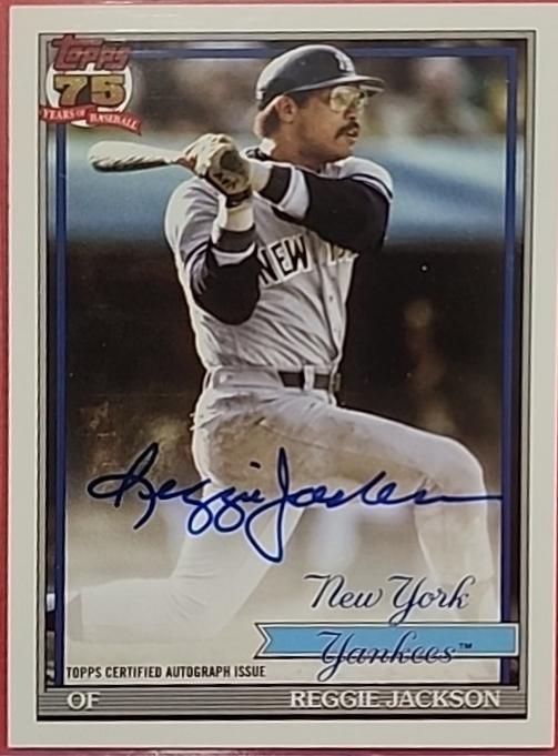 Reggie Jackson #91A-RJA