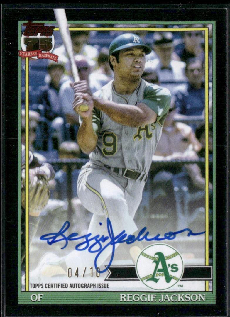 Reggie Jackson [Black] #91A-RJA