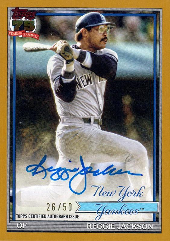 Reggie Jackson [Gold] #91A-RJA