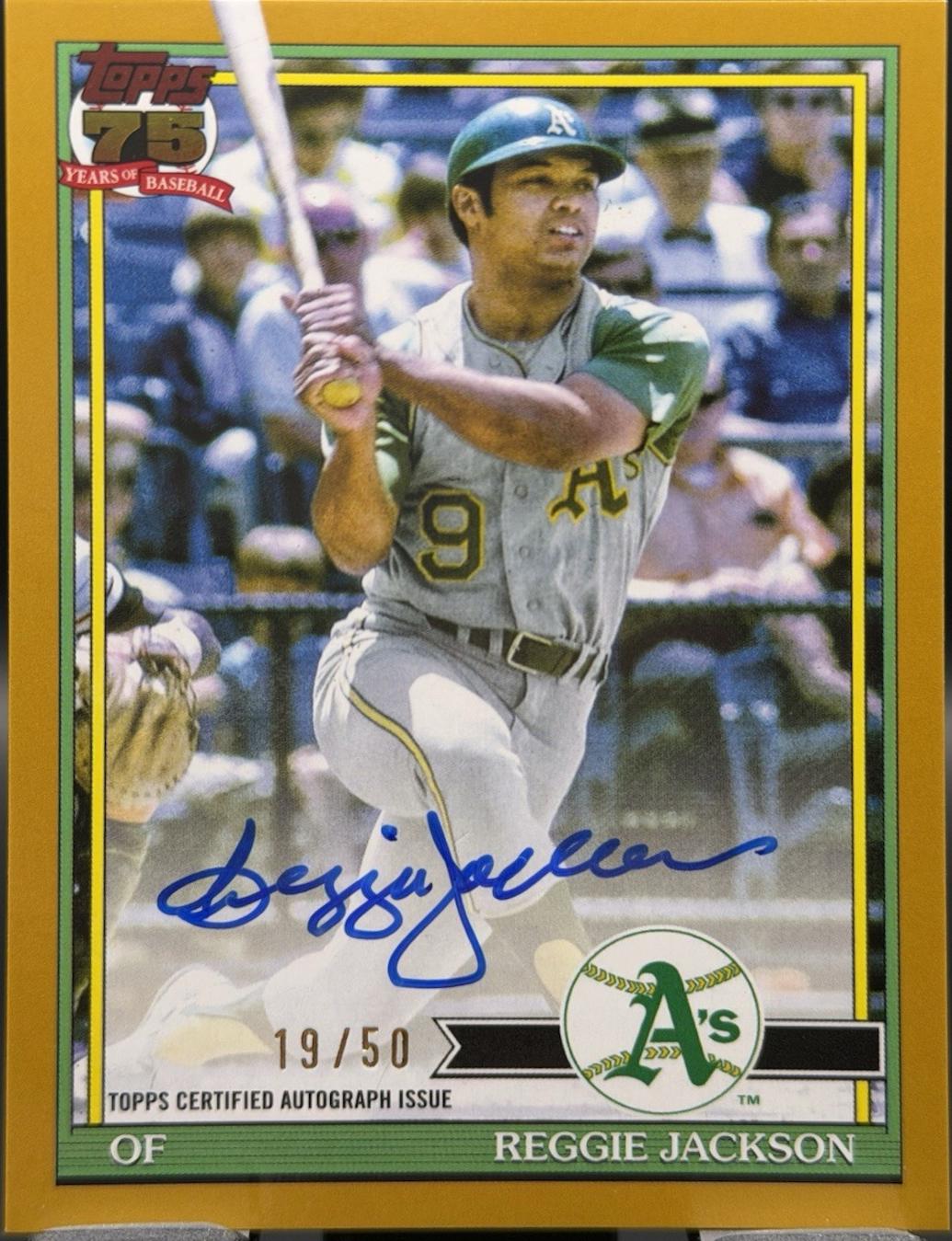 Reggie Jackson [Gold] #91A-RJK
