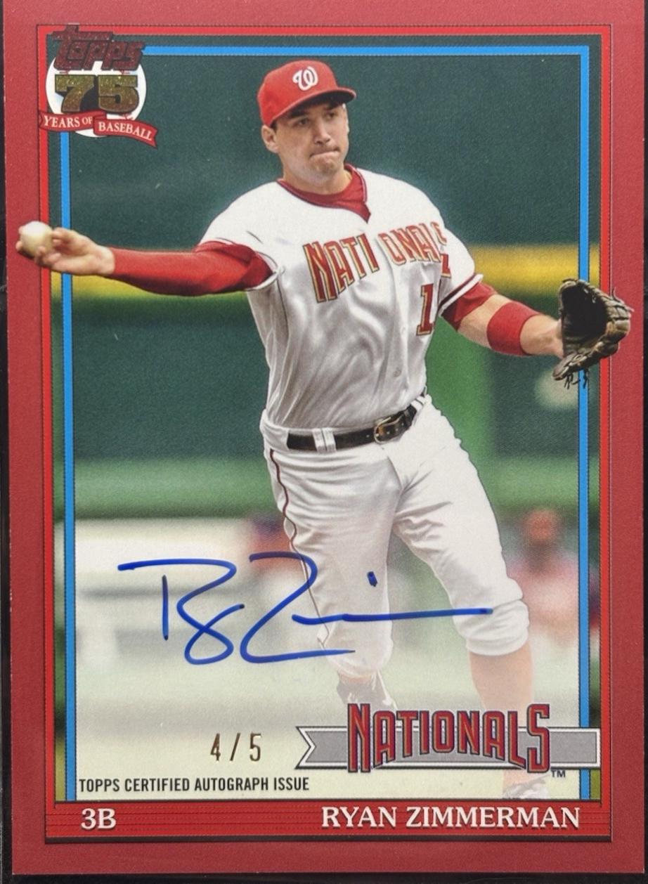 Ryan Zimmerman [Red] #91A-RZ