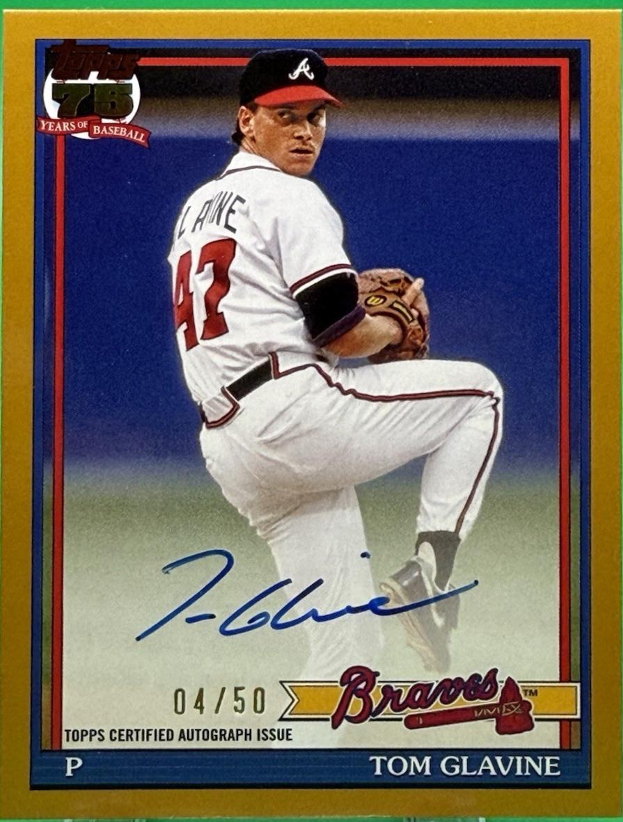 Tom Glavine [Gold] #91A-TG