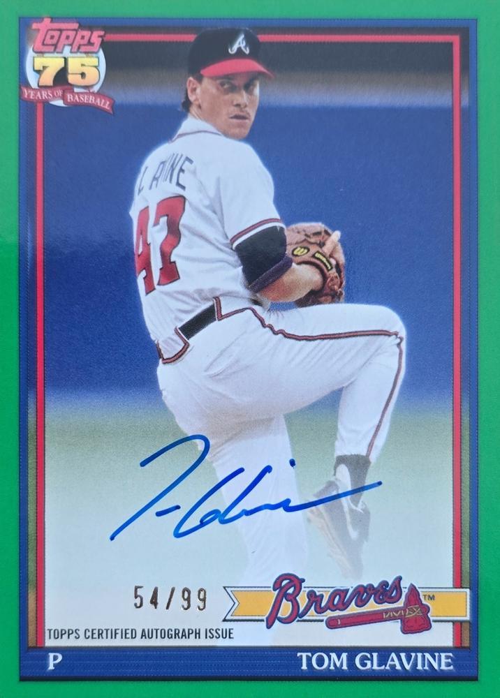 Tom Glavine [Green] #91A-TG