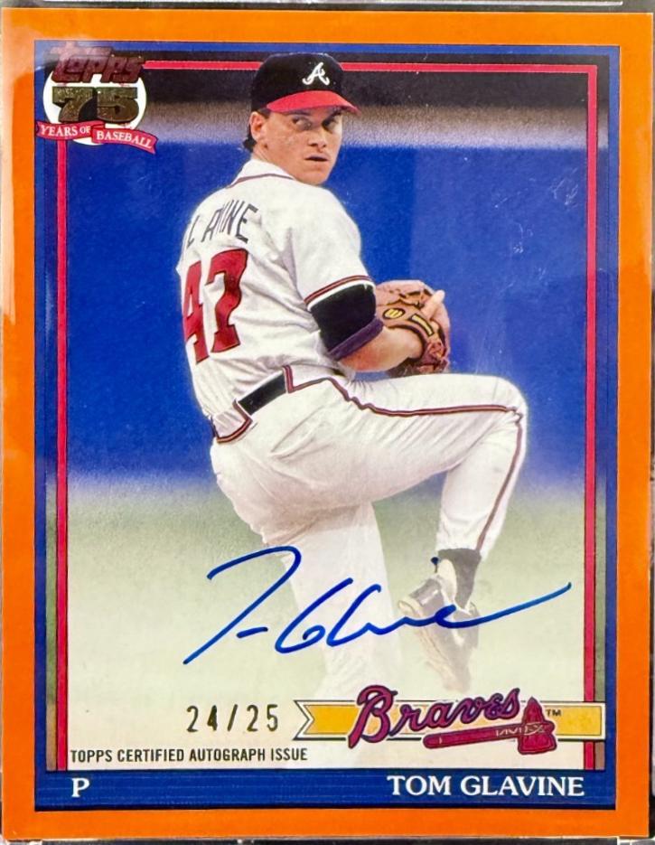 Tom Glavine [Orange] #91A-TG