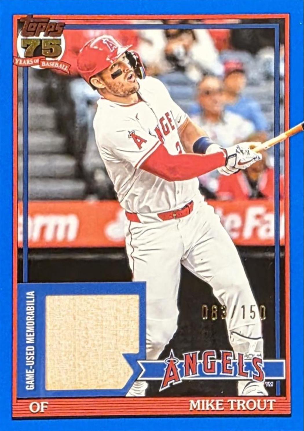 Mike Trout [Blue] #91R-MT