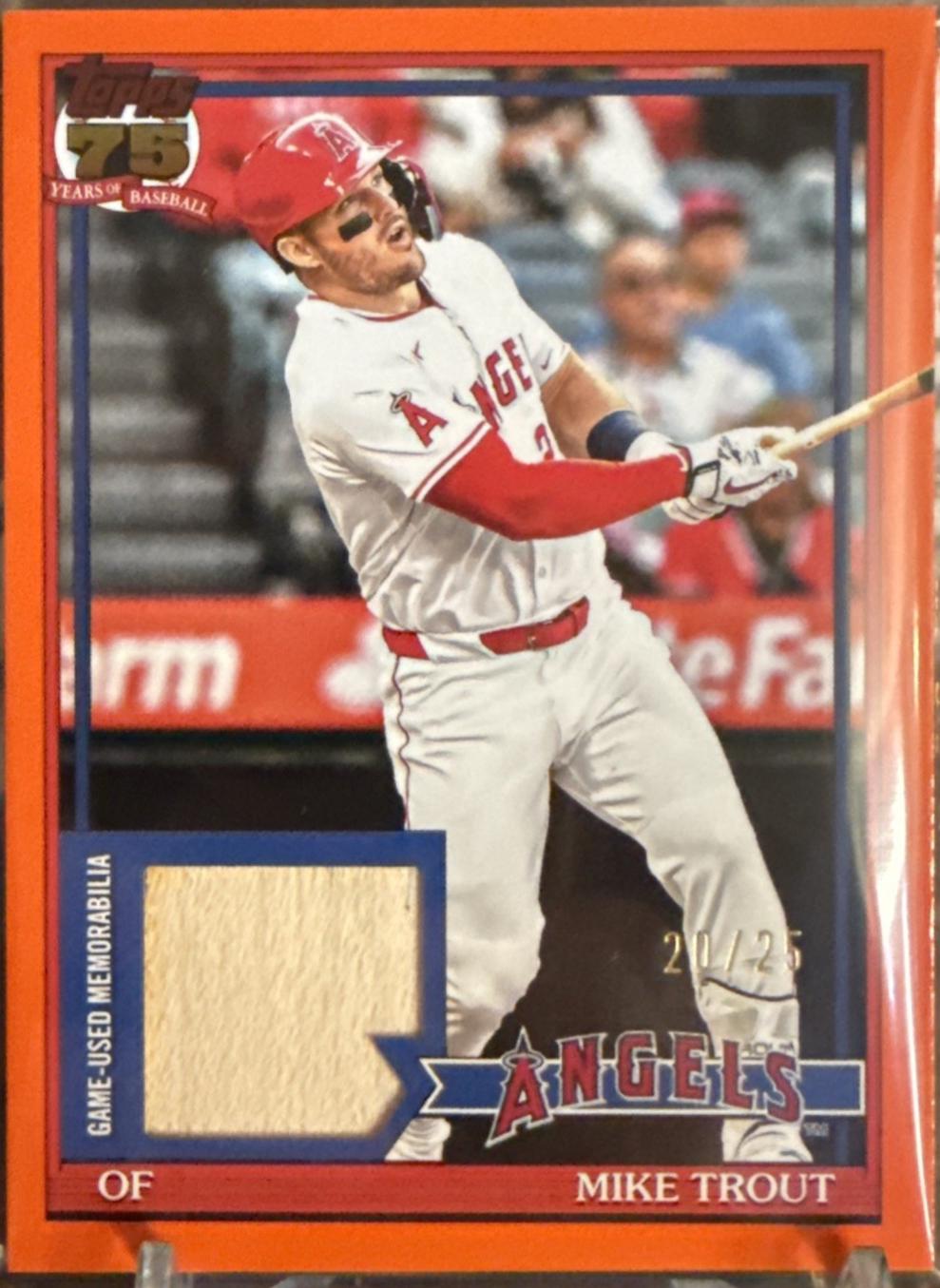 Mike Trout [Orange] #91R-MT