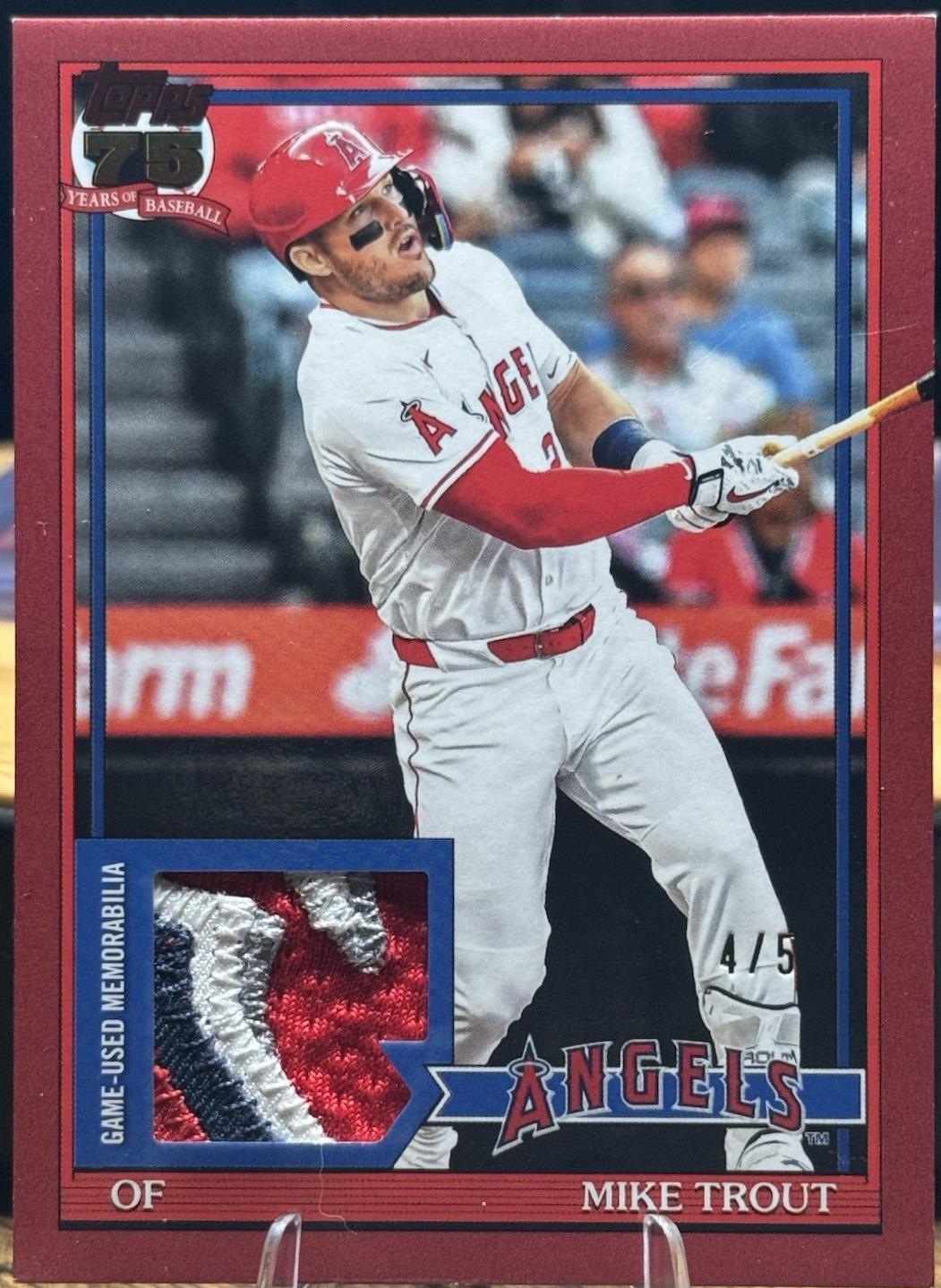 Mike Trout [Red] #91R-MT