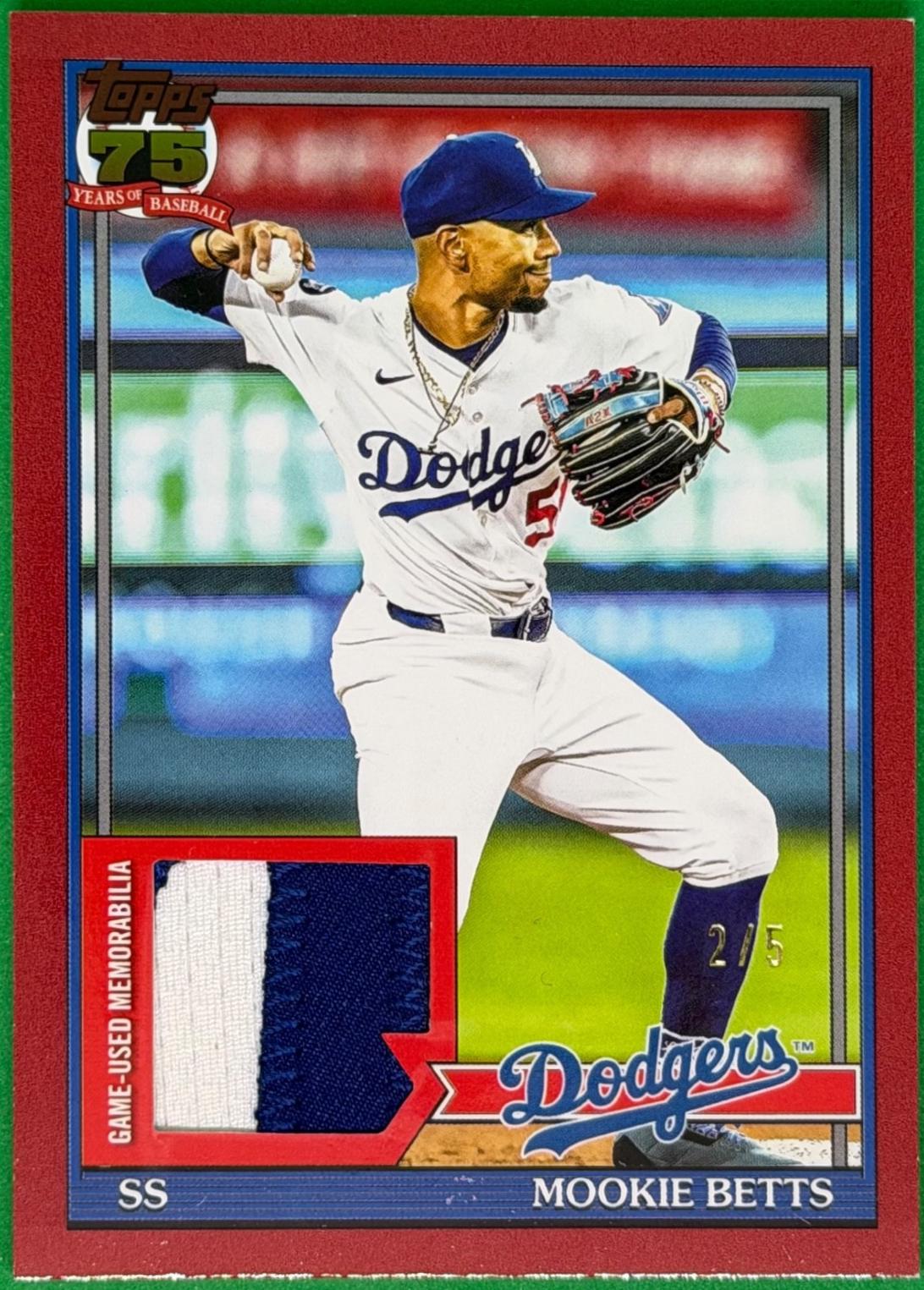Mookie Betts [Red] #91R-MB