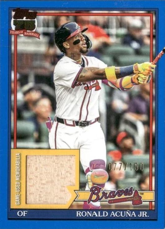 Ronald Acuna Jr. [Blue] #91R-RAJ