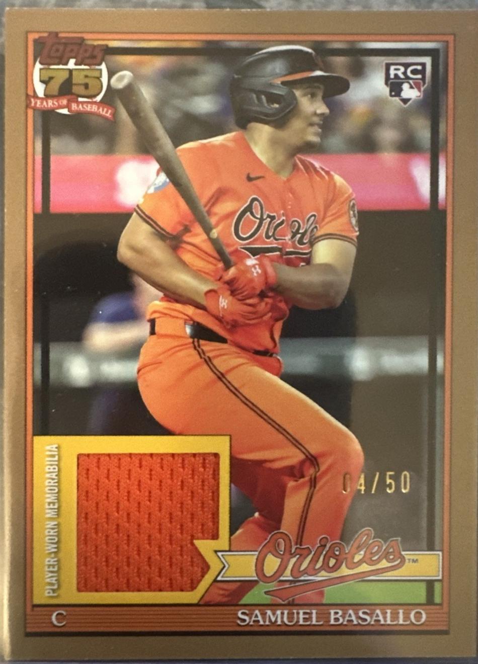 Samuel Basallo [Gold] #91R-SB