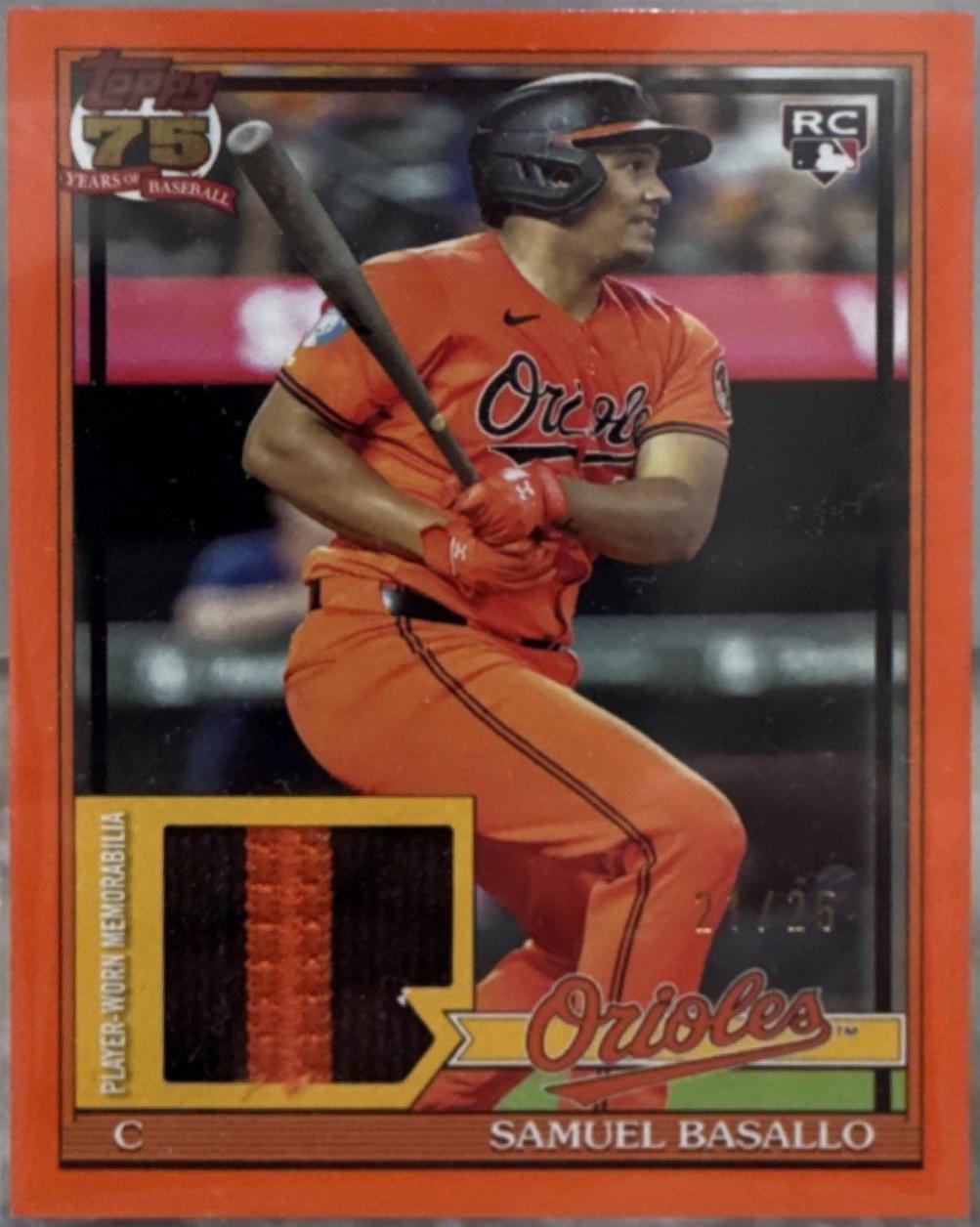 Samuel Basallo [Orange] #91R-SB