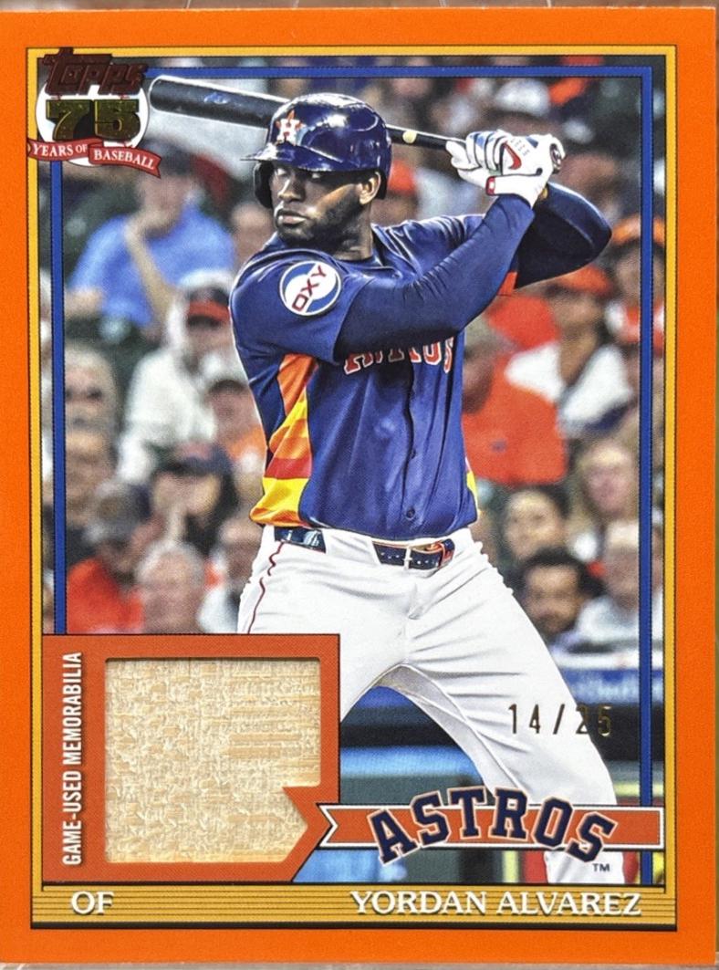 Yordan Alvarez [Orange] #91R-YA