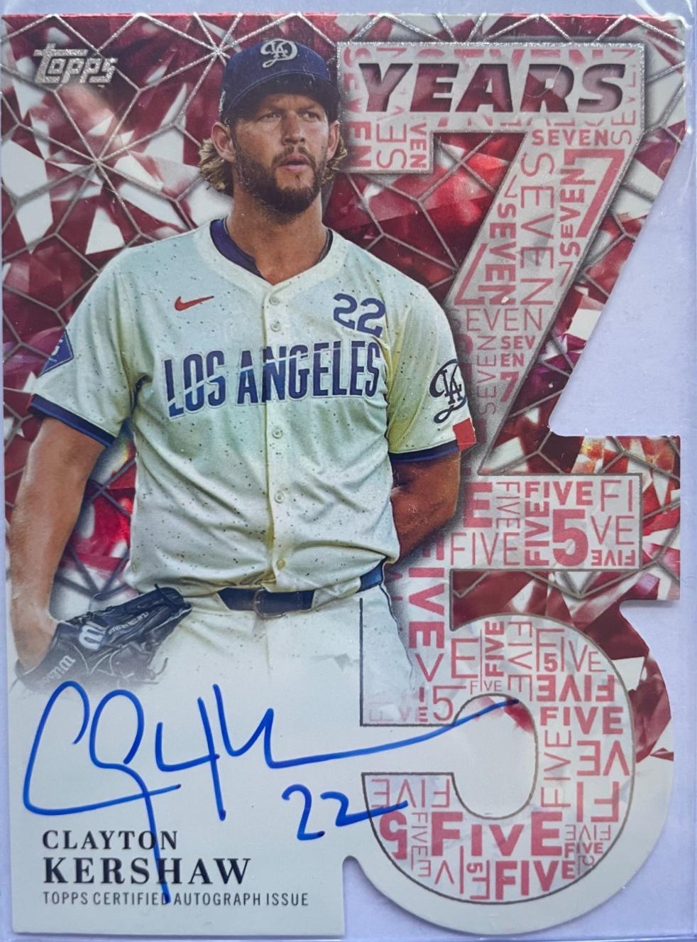 Clayton Kershaw [Red] #75YA-CK