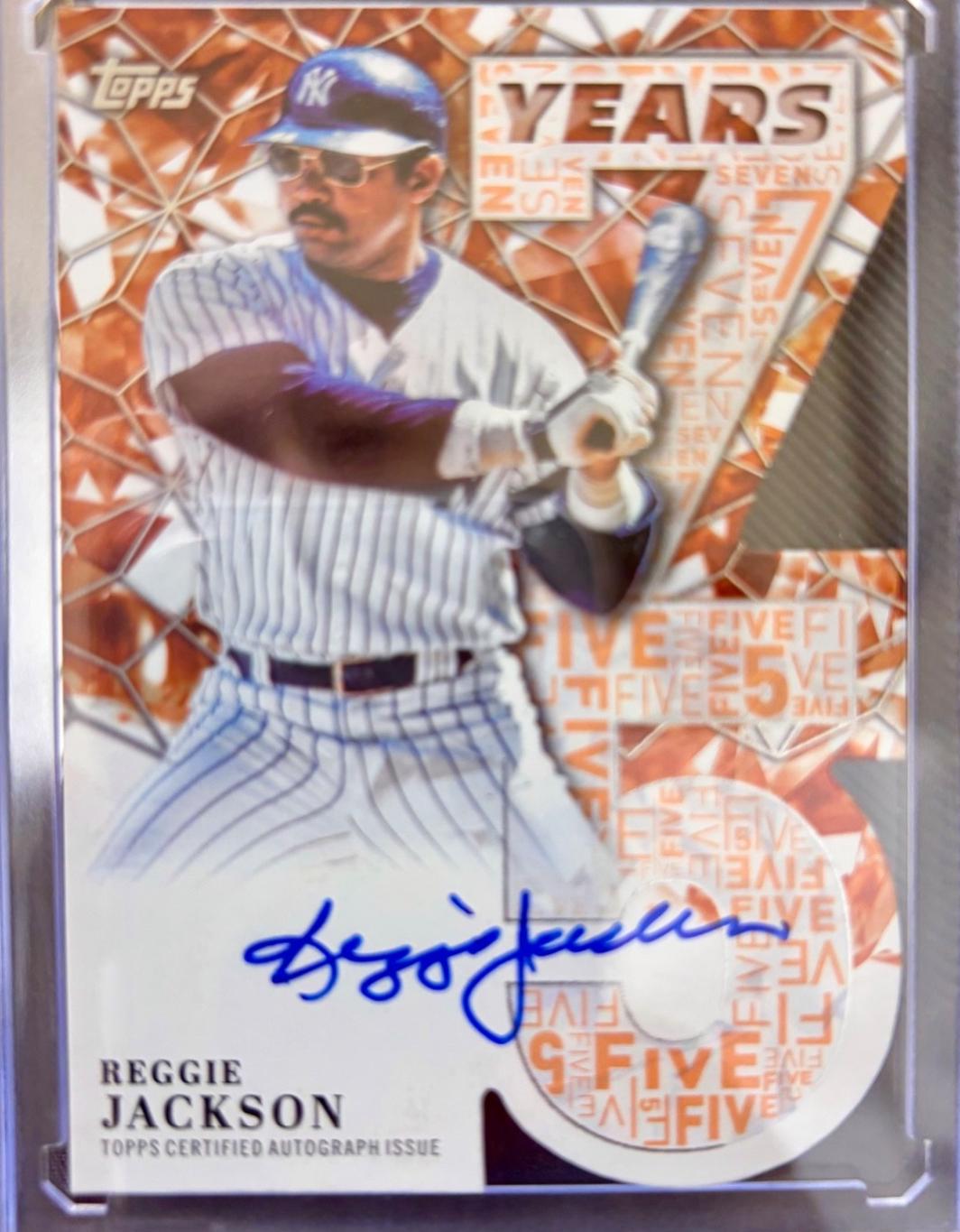 Reggie Jackson [Orange] #75YA-RJA