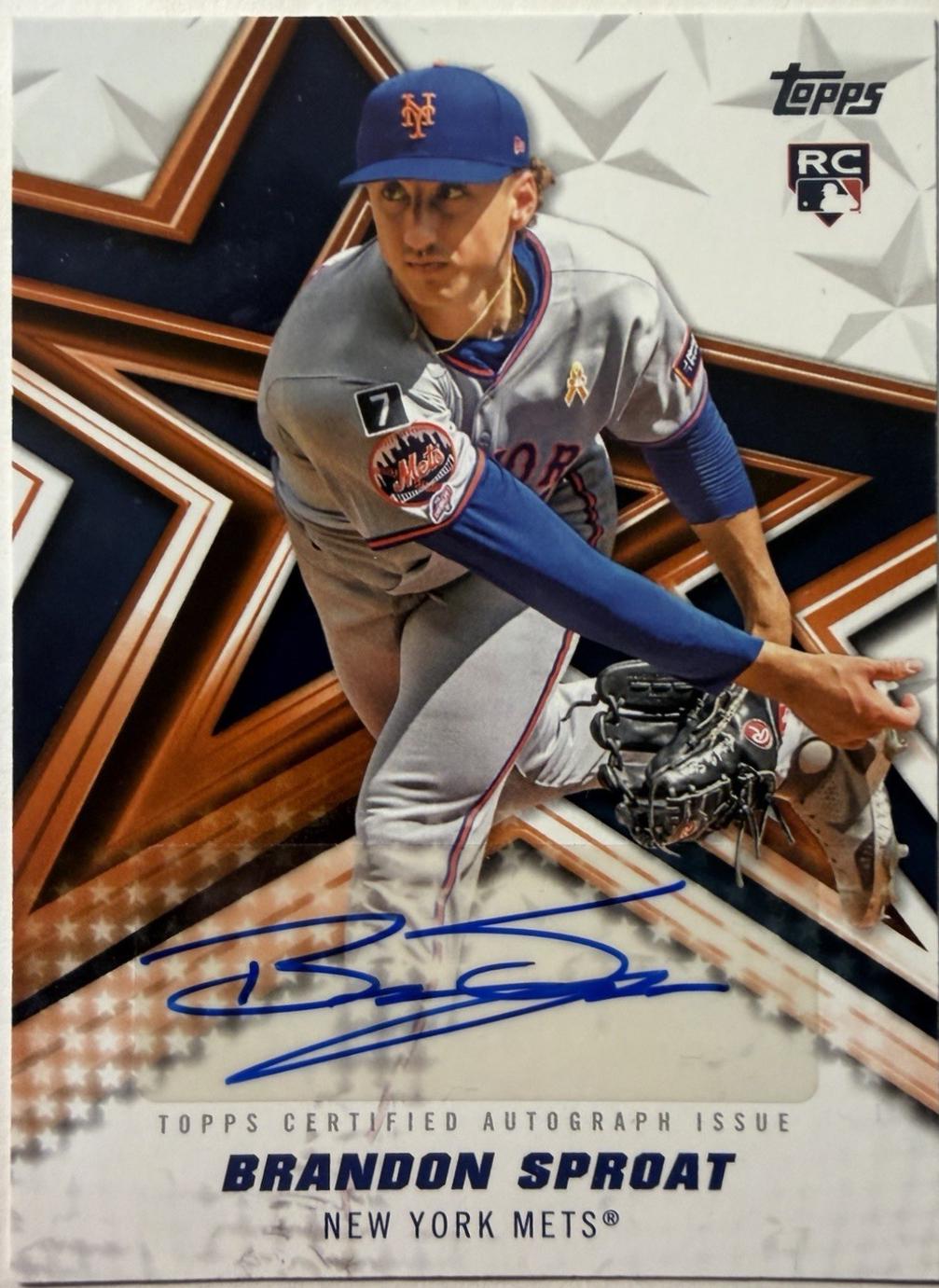 Brandon Sproat [Blue Foil] #BSA-BSP