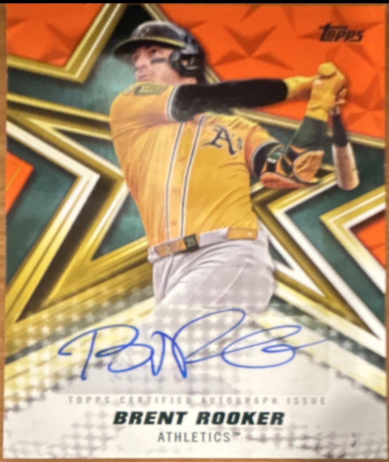Brent Rooker [Orange Foil] #BSA-BRO