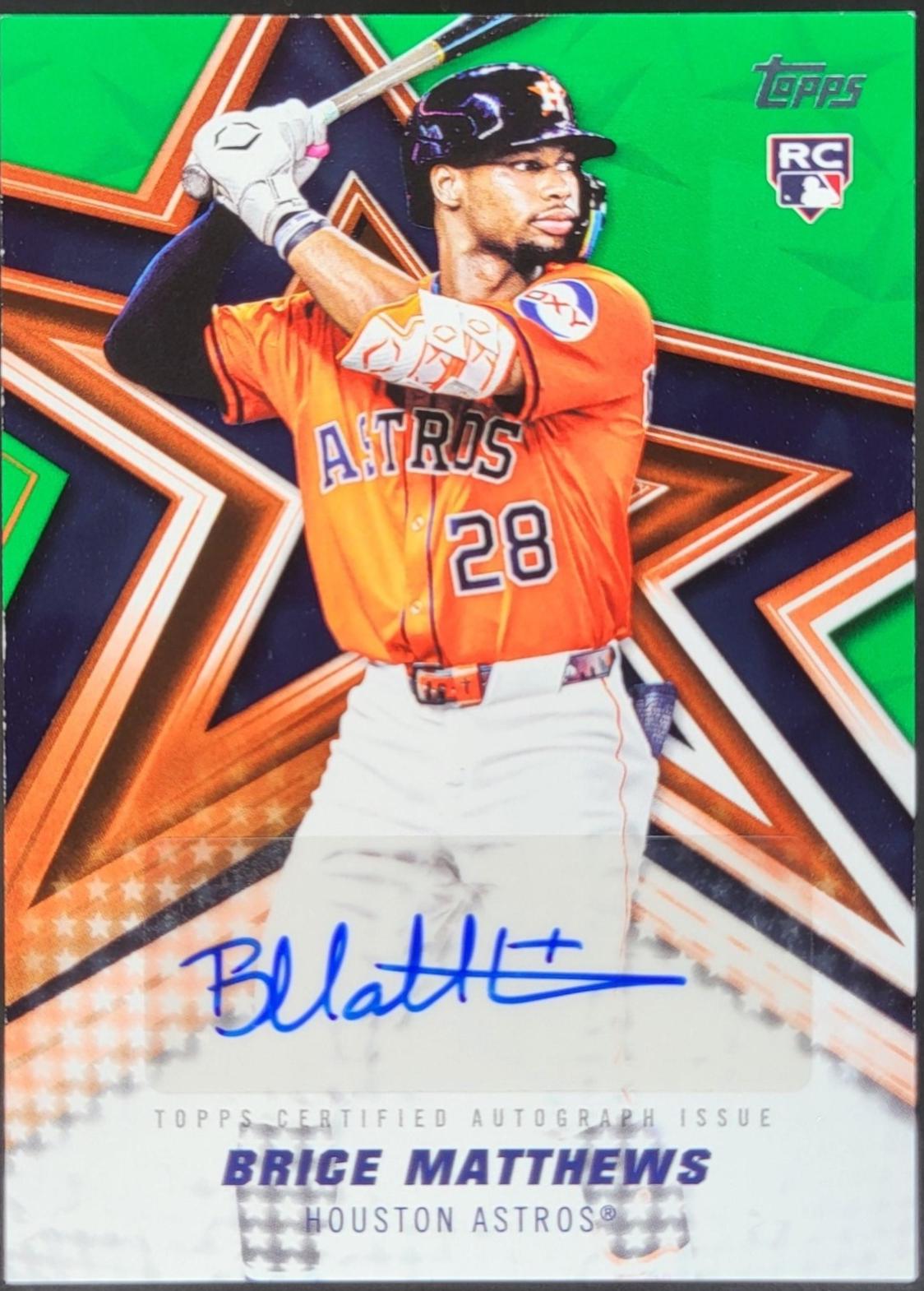 Brice Matthews [Green Foil] #BSA-BM