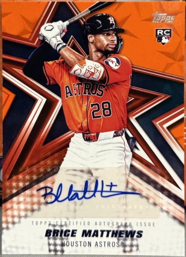 Brice Matthews [Orange Foil] #BSA-BM