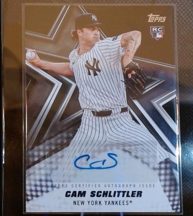 Cam Schlittler [Black Foil] #BSA-CSC
