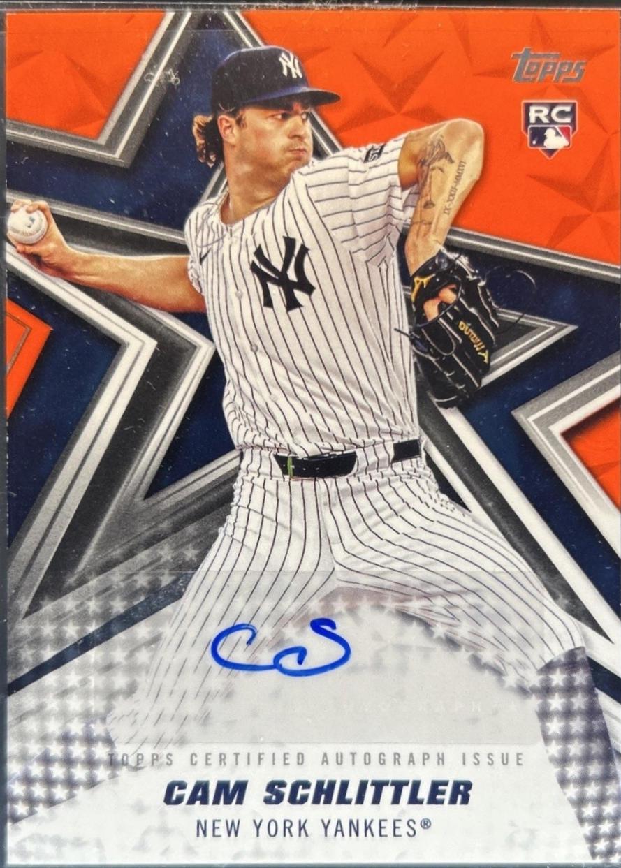 Cam Schlittler [Orange Foil] #BSA-CSC