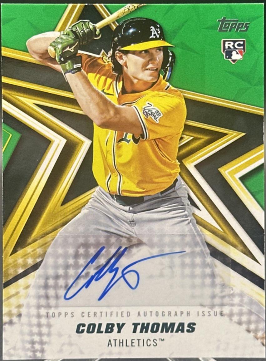 Colby Thomas [Green Foil] #BSA-CT