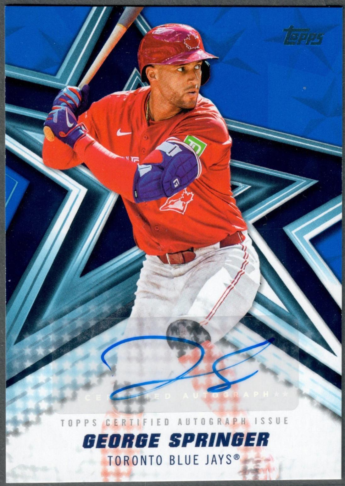 George Springer [Blue Foil] #BSA-GS