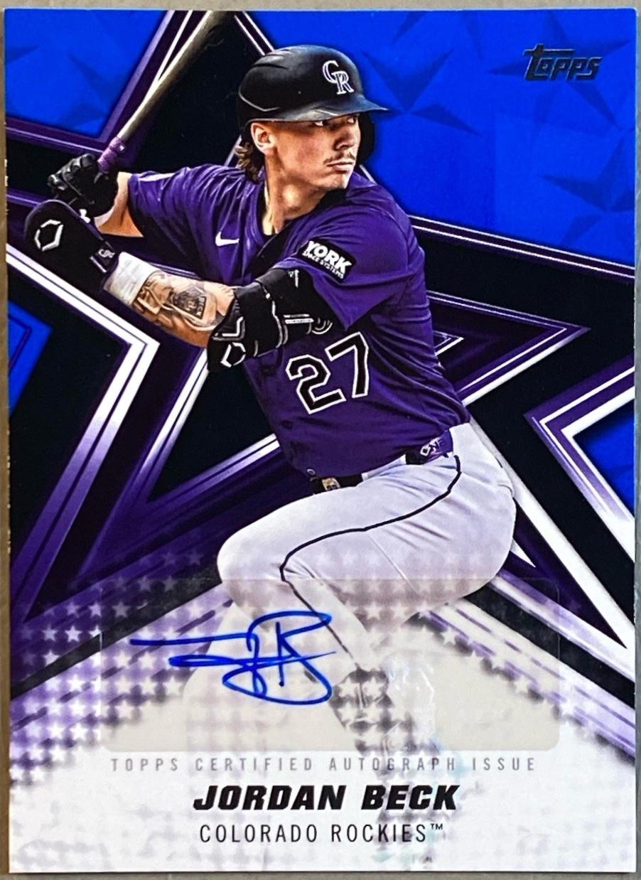 Jordan Beck [Blue Foil] #BSA-JBE