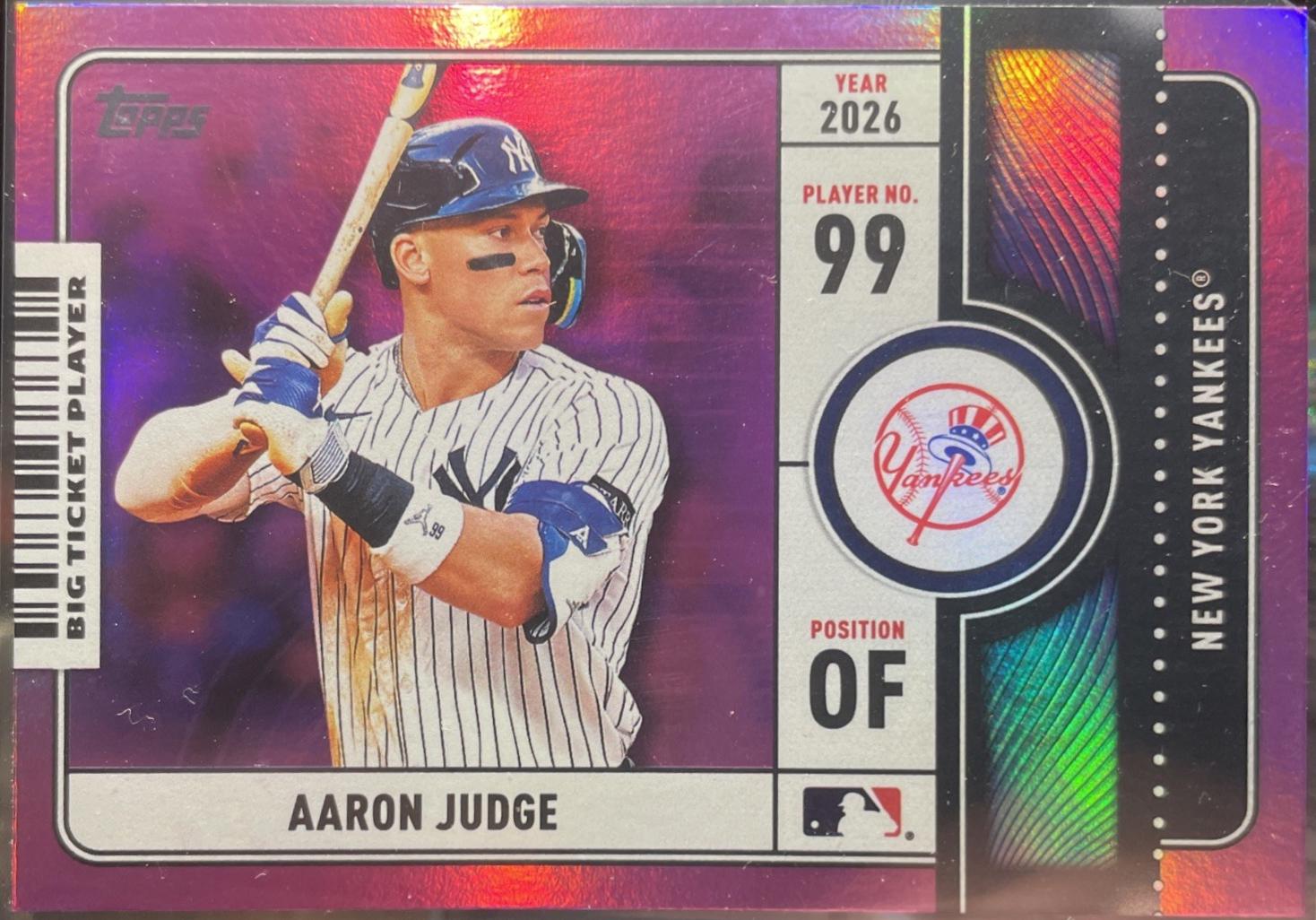 Aaron Judge [Pink Foil] #BTP-18