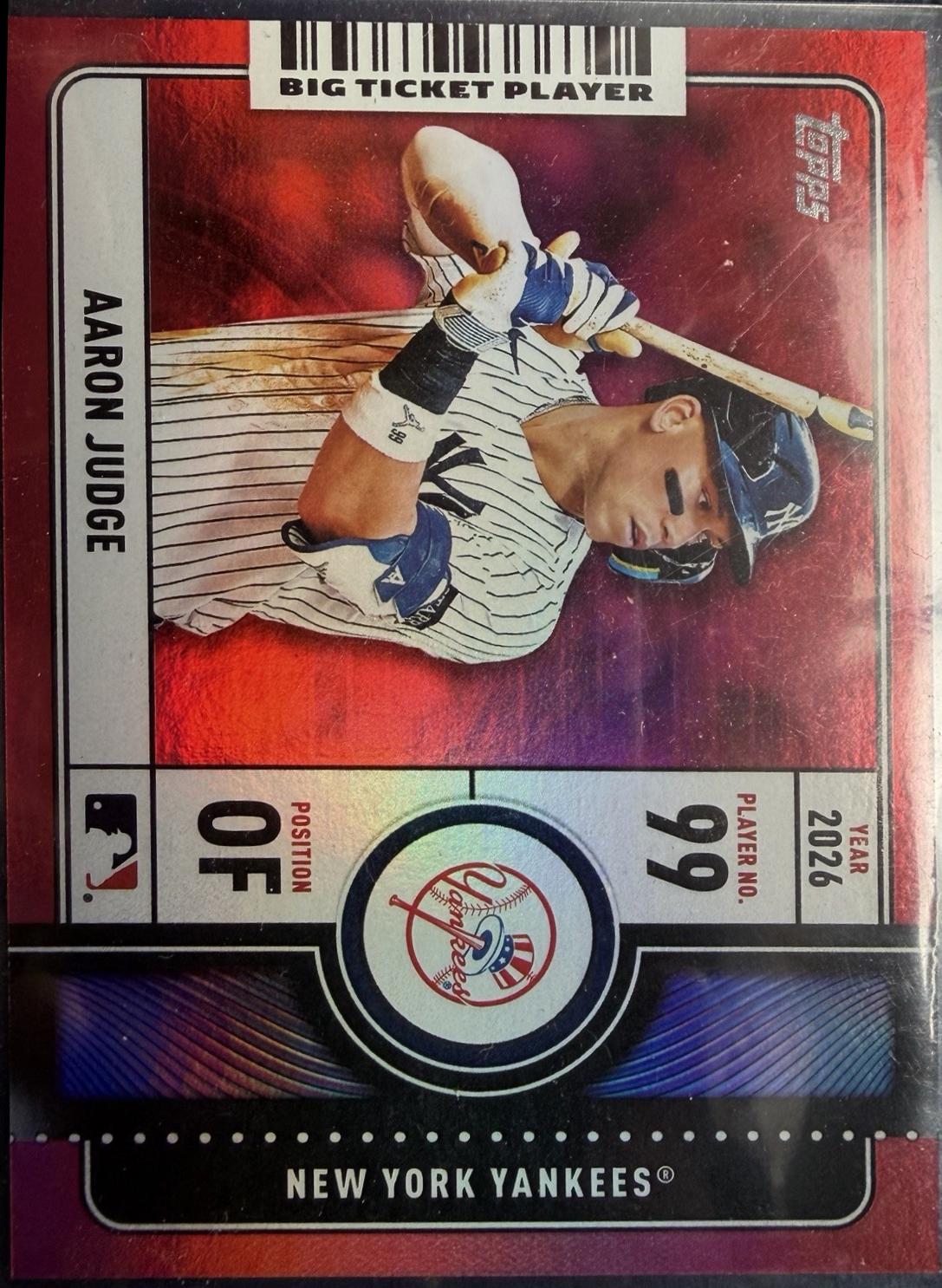 Aaron Judge [Red Foil] #BTP-18
