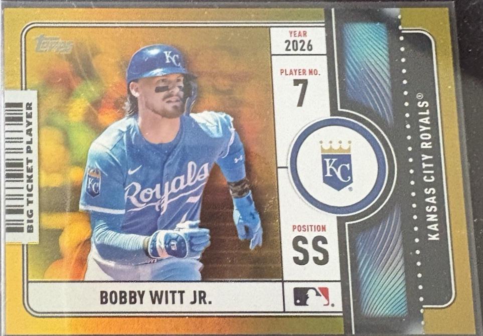 Bobby Witt Jr. [Gold Foil] #BTP-16