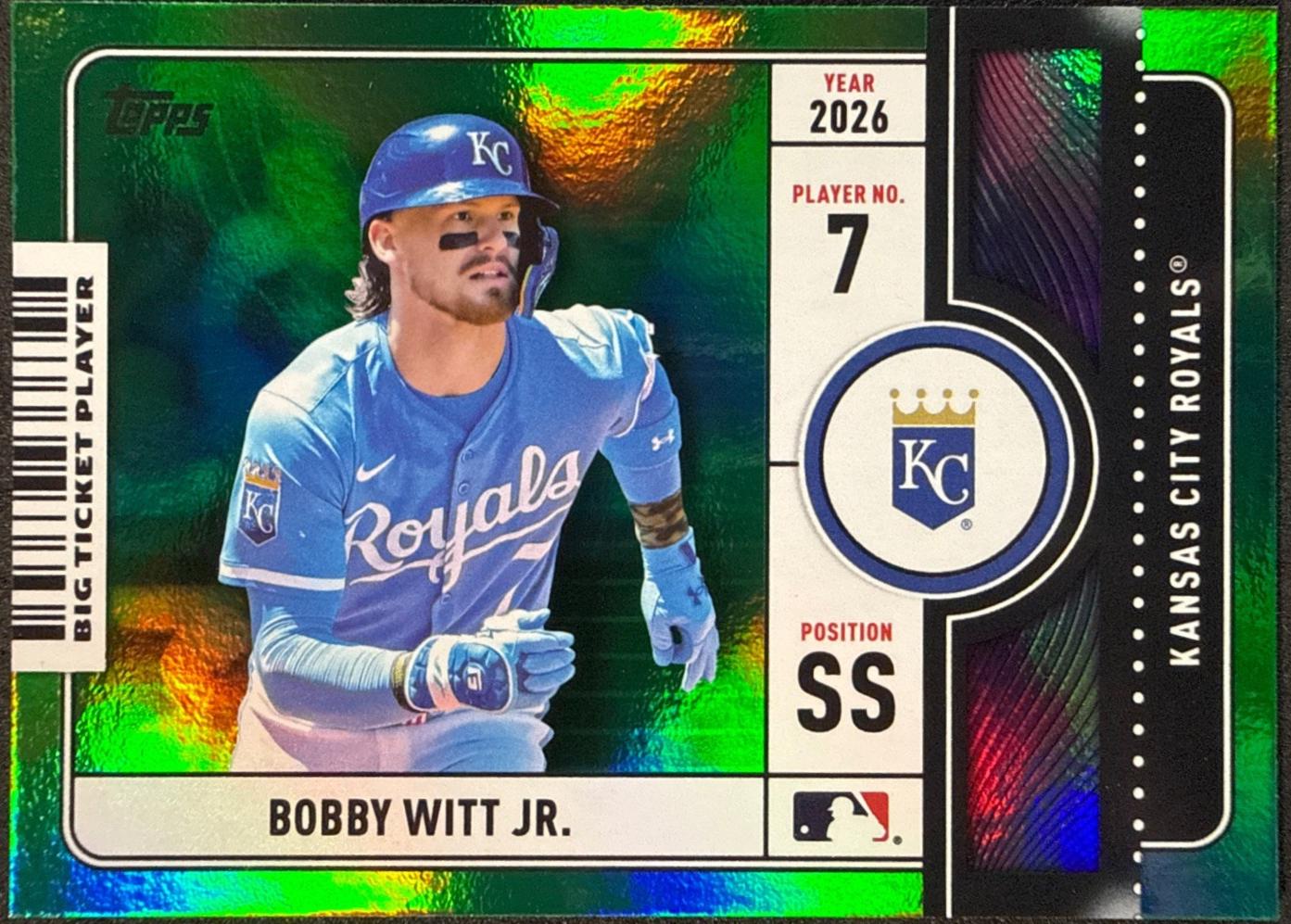 Bobby Witt Jr. [Green Foil] #BTP-16