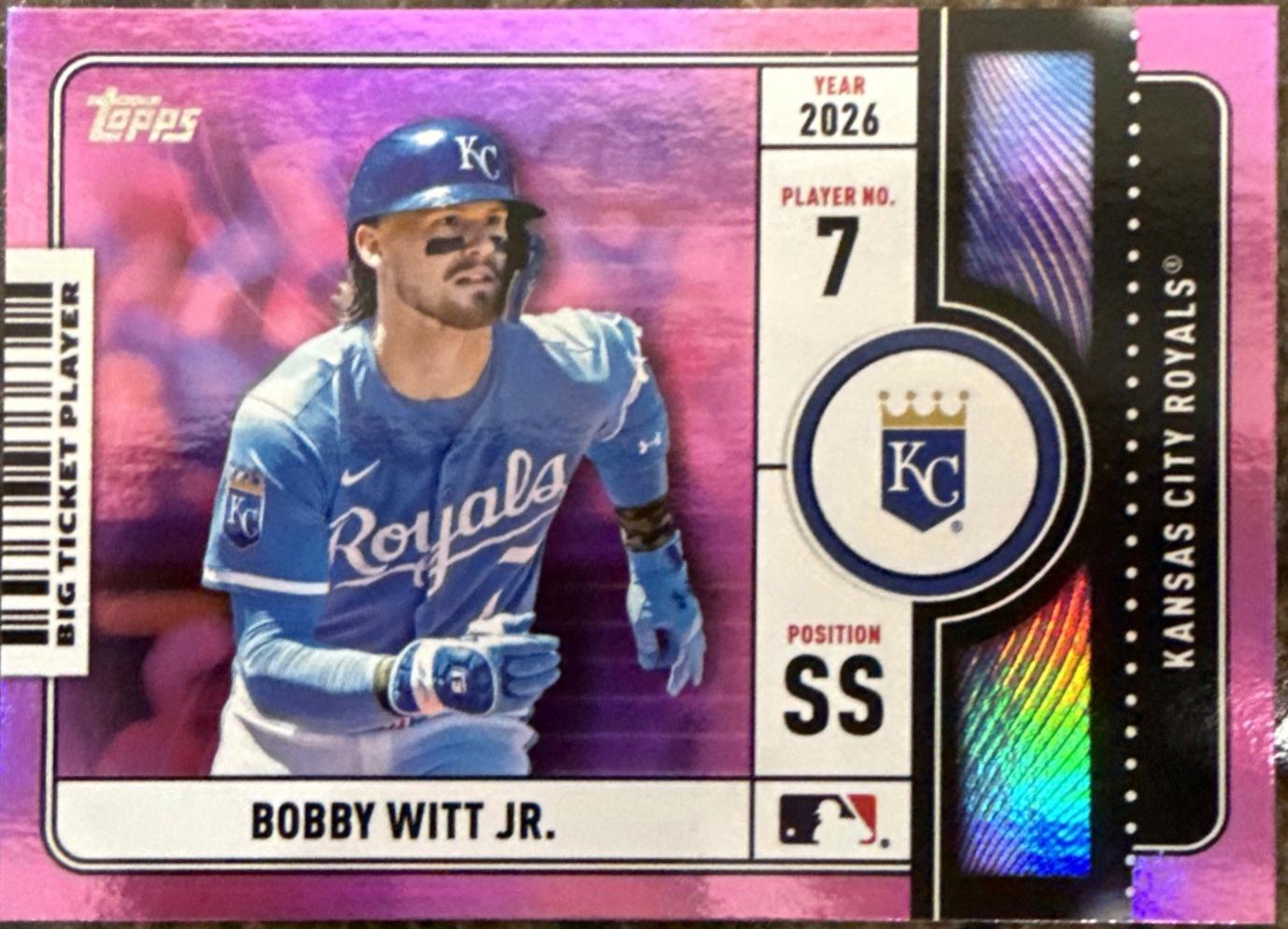 Bobby Witt Jr. [Pink Foil] #BTP-16