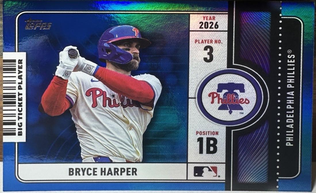 Bryce Harper [Blue Foil] #BTP-19
