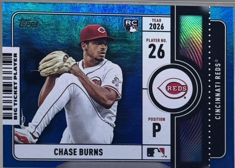 Chase Burns [Blue Foil] #BTP-24