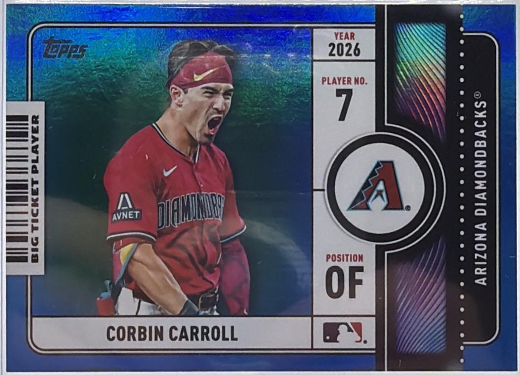 Corbin Carroll [Blue Foil] #BTP-6