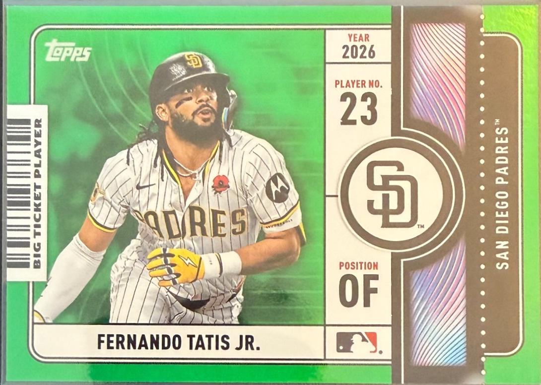 Fernando Tatis Jr. [Green Foil] #BTP-20