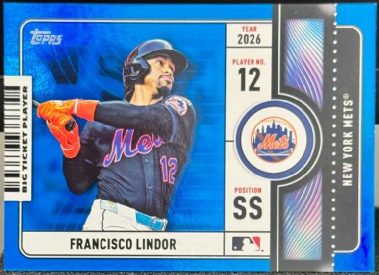 Francisco Lindor [Blue Foil] #BTP-10