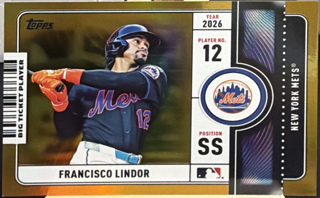 Francisco Lindor [Gold Foil] #BTP-10