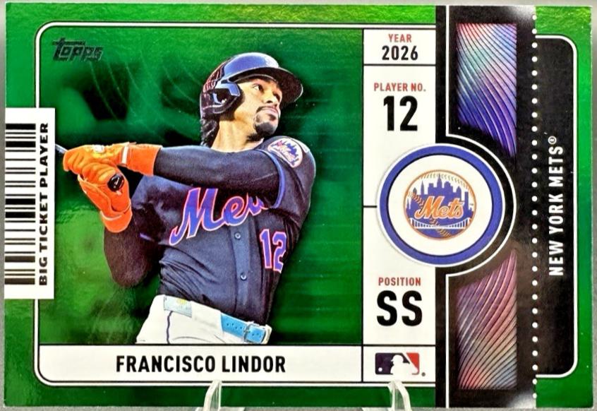 Francisco Lindor [Green Foil] #BTP-10