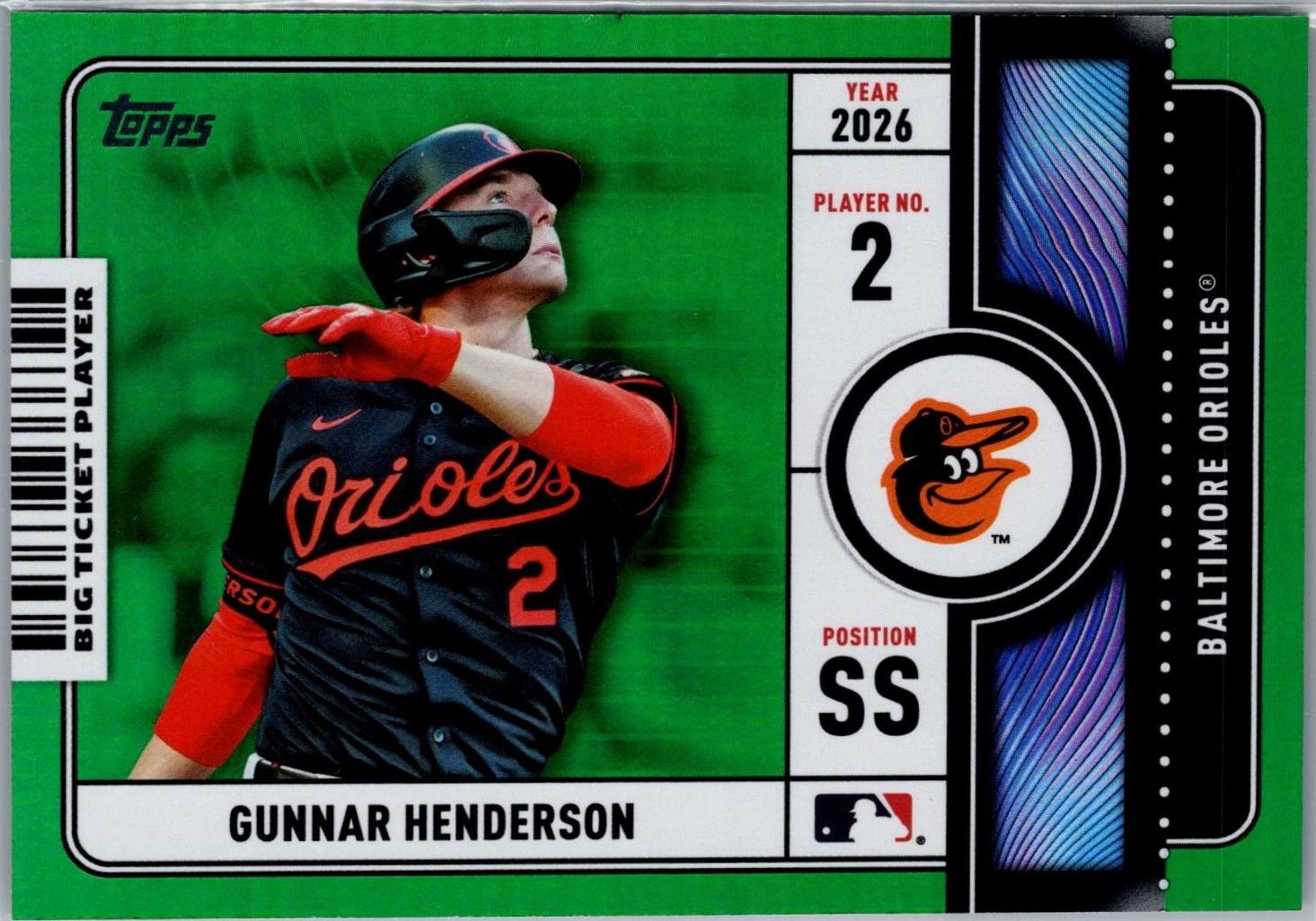 Gunnar Henderson [Green Foil] #BTP-4